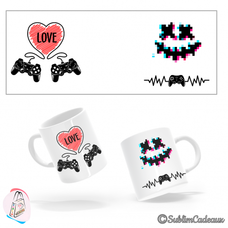 Mug « Love Jeux vidéos 1»
