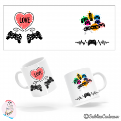 Mug « Love Jeux vidéos 2»