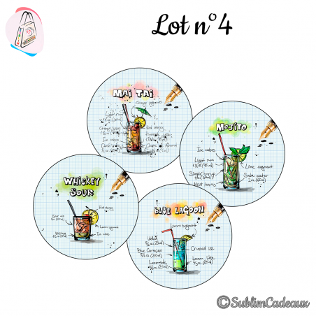 Dessous de verre - Lot n°4