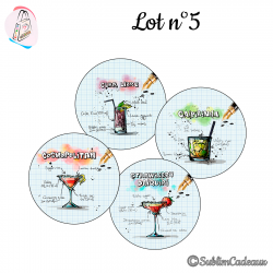Dessous de verre - Lot n°5