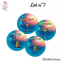 Dessous de verre - Lot n°7
