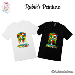 Tee-shirt "Rubik's Peinture"