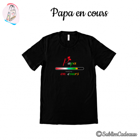 Tee-shirt "Bébé en cours"