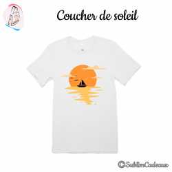 Tee-shirt "Coucher de soleil"