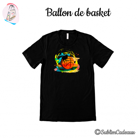 Tee-shirt "Ballon de basket"