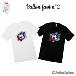 Tee-shirt "Ballon de foot n°2"