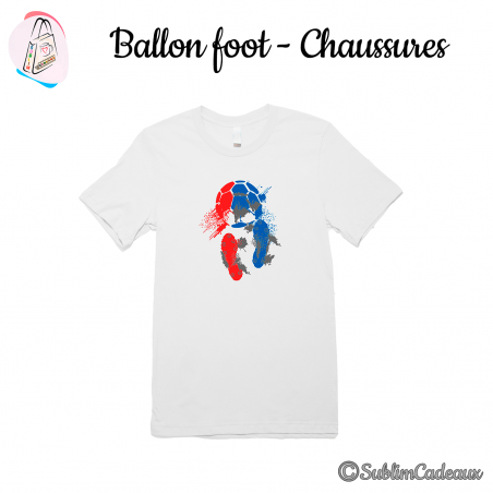 Tee-shirt "Ballon de foot & Crampons"