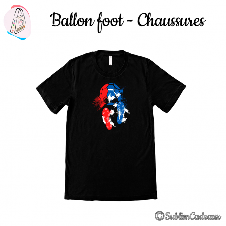 Tee-shirt "Ballon de foot & Crampons"