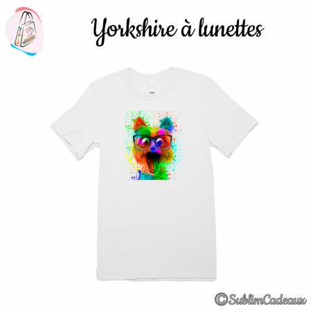 Tee-shirt "Yorkshire à lunettes"