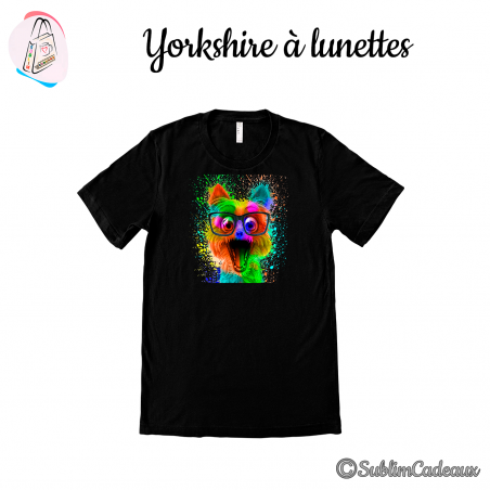 Tee-shirt "Yorkshire à lunettes"