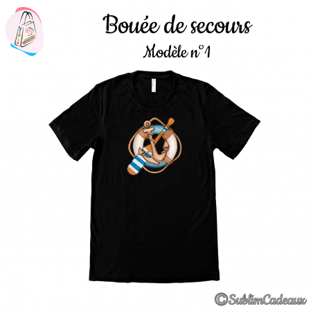 Tee-shirt "Bouée de secours - Modèle n°1"