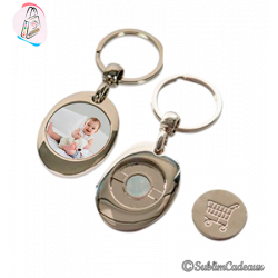 Porte-clés Jeton de caddie