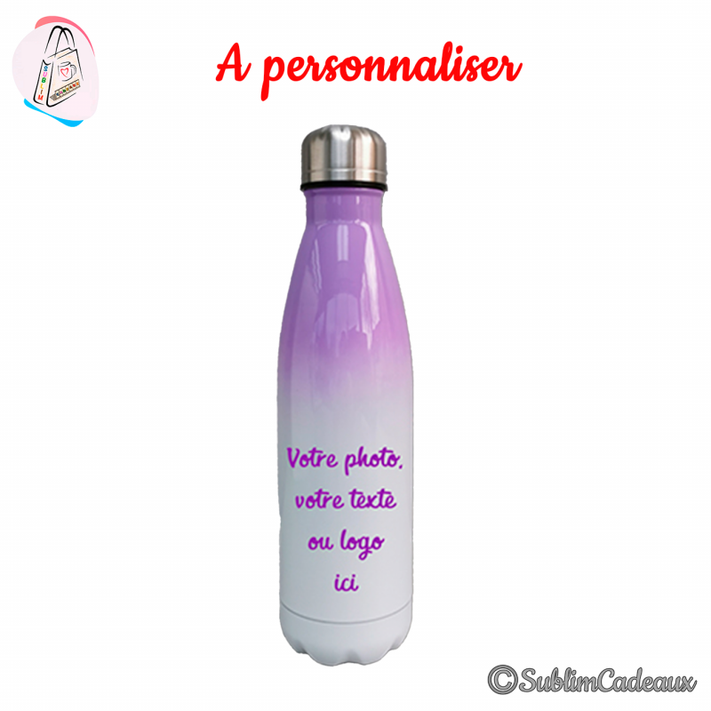 Bouteille isotherme personnalisable