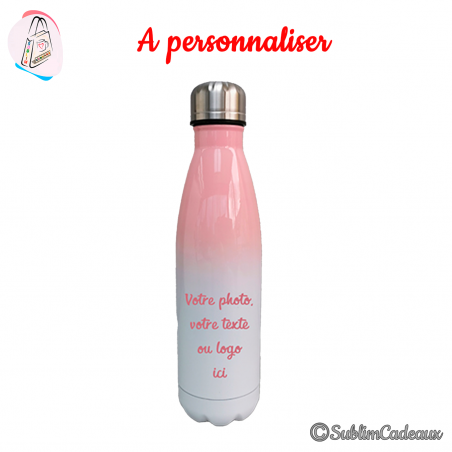 Bouteille isotherme personnalisable