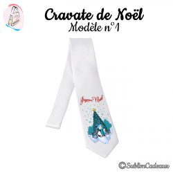 Cravate de Noël - Modèle 1