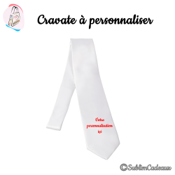 Cravate à personnaliser
