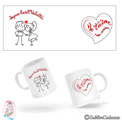 Mug « Saint-Valentin » -...