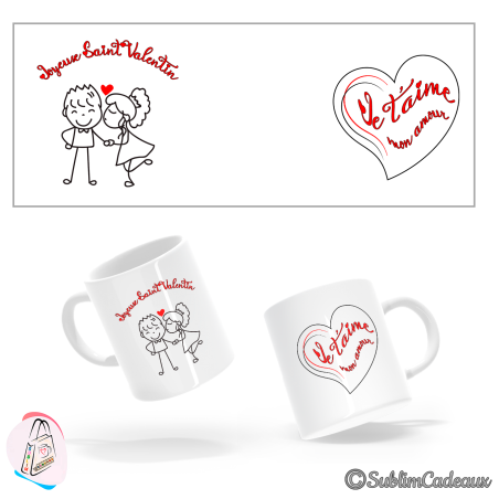 Mug « Saint-Valentin » - Modèle 1