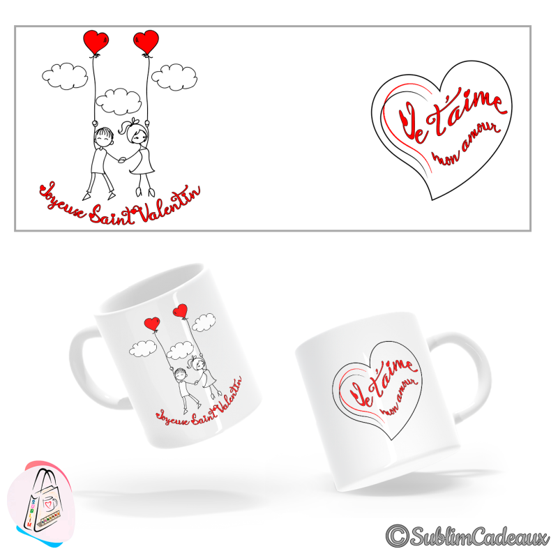 Mug « Saint-Valentin » - Modèle 2