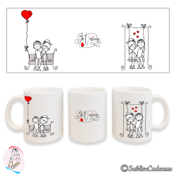 Mug « Saint-Valentin » -...