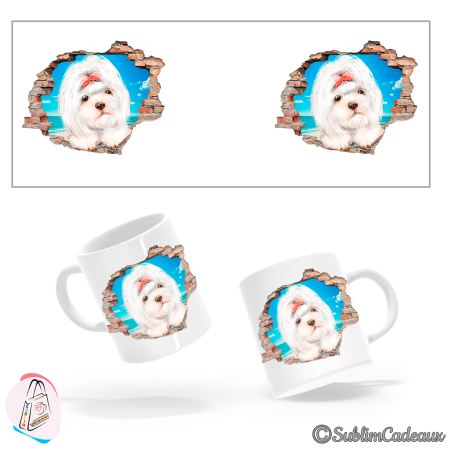 Mug chien - Bichon maltais
