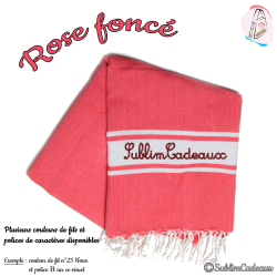 Fouta - Rose foncé