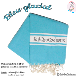 Fouta - Bleu glacial