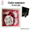 Cadre naissance fille