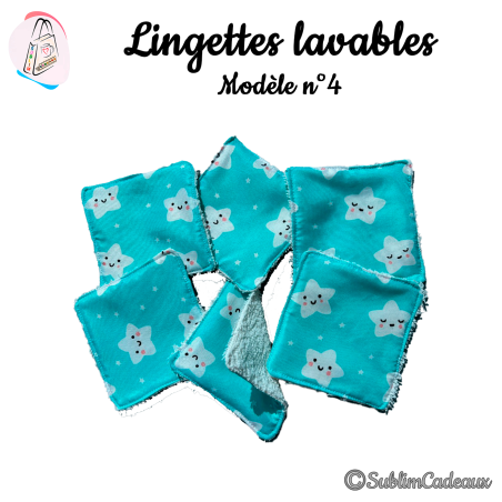 Panier et/ou lingettes lavables : Modèle 4