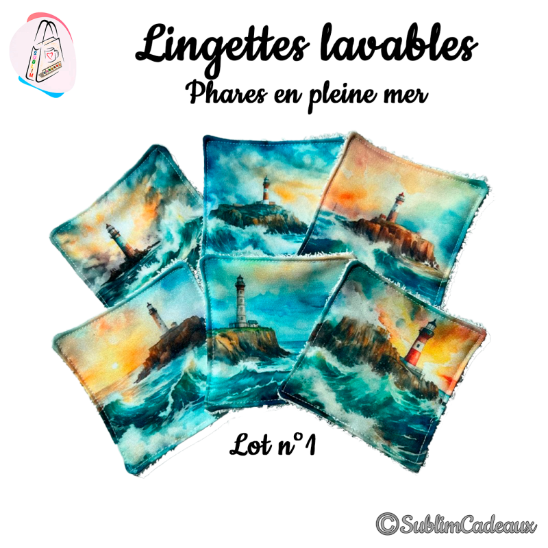 Panier et/ou lingettes lavables : Phares