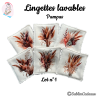 Lingettes lavables : Pampas