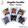 Lingettes lavables : Gnomes - Nourriture