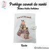 Protège carnet de santé - Biche bohème