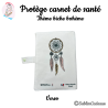 Protège carnet de santé - Biche bohème