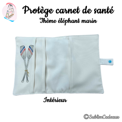 Protège carnet de santé - Eléphant marin