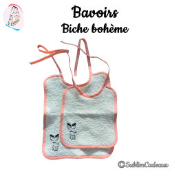 Bavoirs "Biche bohème"