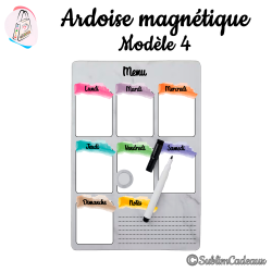 Ardoise magnétique - Modèle 4