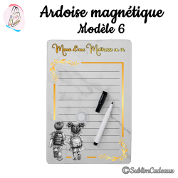 Ardoise magnétique - Modèle 6