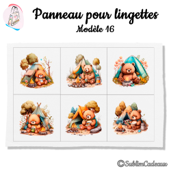 Panneau lingettes - Modèle 16
