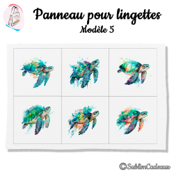 Panneau lingettes - Modèle 5