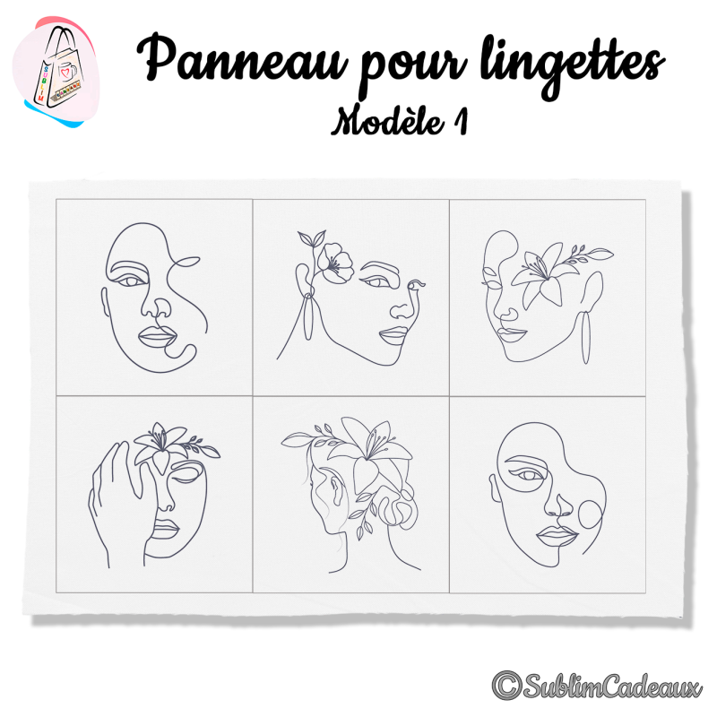 Panneau lingettes - Modèle 1
