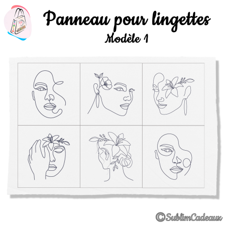 Panneau lingettes - Modèle 1