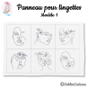 Panneau lingettes - Modèle 1