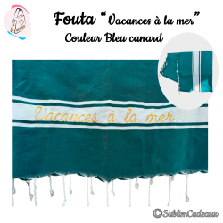 Fouta - "Vacances à la mer"