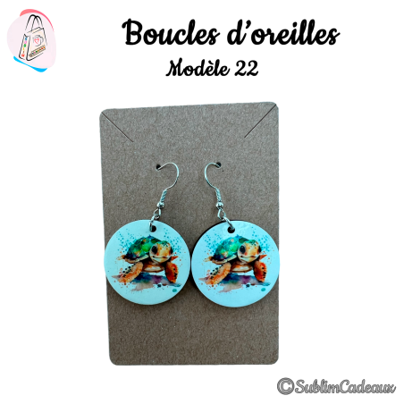 Boucles d'oreilles - Modèle 22