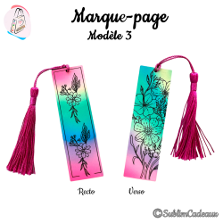 Marque-page - Modèle 3