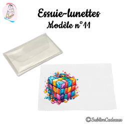Essuie-lunettes "Rubik's cube"
