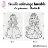 Les princesses - Modèle B