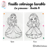 Les princesses - Modèle A