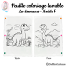 Les dinosaures - Modèle F